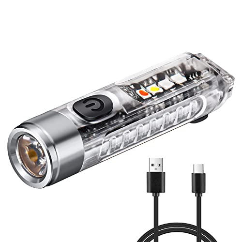 FreeLionVon Mini Taschenlampe 400 Lumen und mini taschenlampe schlüsselanhänger