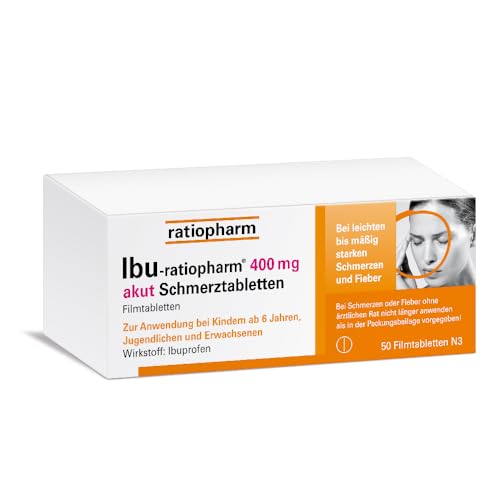 Ratiopharm IBU-400 mg akut Schmerztabletten: Bewährt