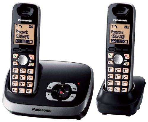 Panasonic KX-TG6522GB Duo Schnurlostelefon mit Anrufbeantworter