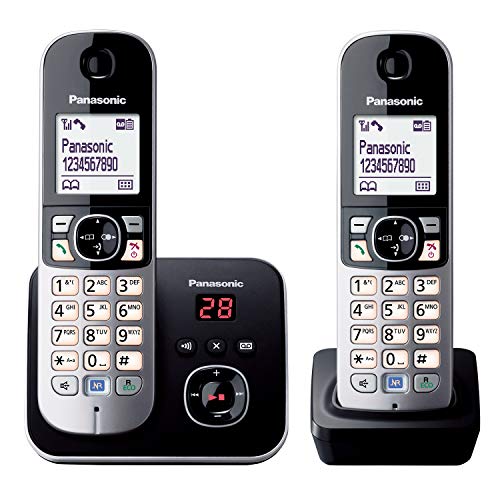 Panasonic KX-TG6822GB DECT Schnurlostelefon mit Anrufbeantworter