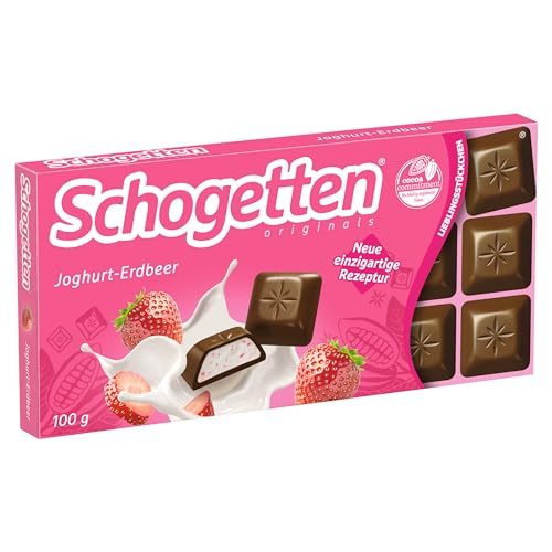 Schogetten Joghurt-Erdbeer 100g Schokoladentafel