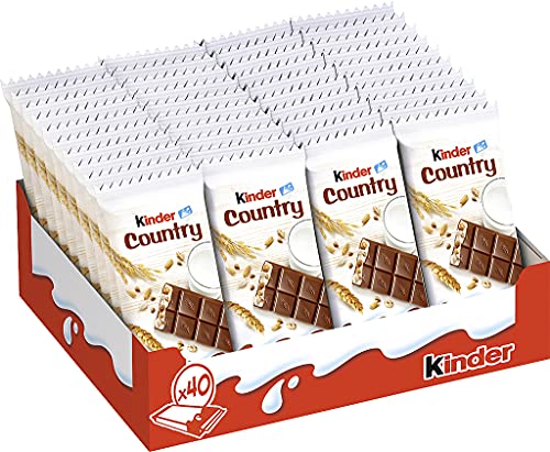 Kinder Country – Gefüllte Schokolade mit gerösteten Cerealien