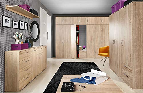 Schrankaufsatz im Bild: Furniture24 Aufsatz NIKO NIKN83 für Kleiderschränke