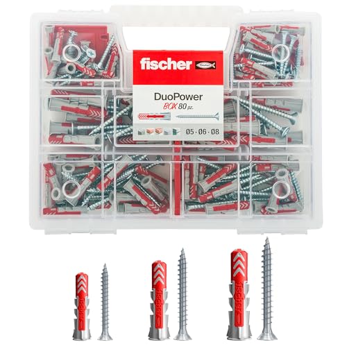 Fischer 544546 Duopower Kit Universaldübel mit Schraube