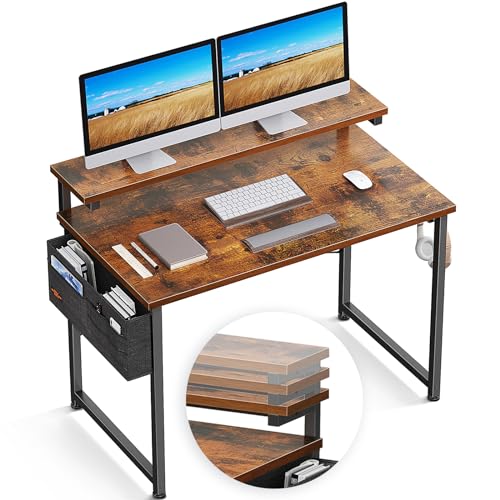 ODK Schreibtisch mit Monitorständer Höhenverstellbar