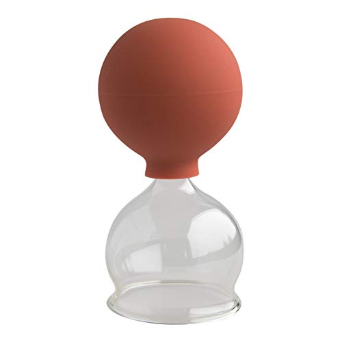 Lauschaer Glas Schröpfglas mit Saugball 50mm zum professionellen