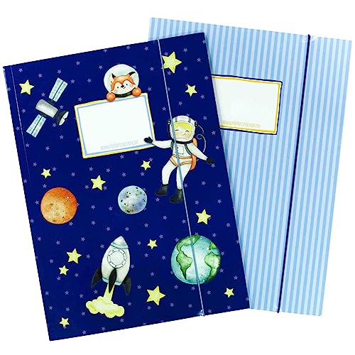 Papierdrachen 2 hochwertige Schulmappen für Kinder DIN A4