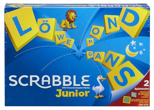 Mattel Games Scrabble Junior Wörterspiel und Kinderspiel