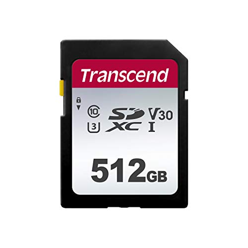 Transcend Highspeed 512GB SDXC Speicherkarte (für Digitalkameras; Bilder & Videos; Autoradio)