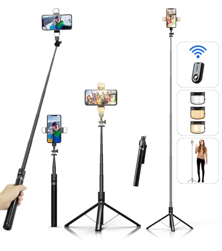 ASHINER Selfie Stick Handy Stativ für Smartphone