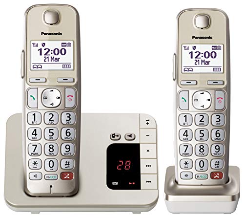 Panasonic KX-TGE262GN Schnurlostelefon mit Anrufbeantworter