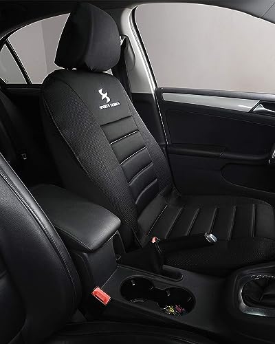 NOBQUA Sitzbezüge Auto Autositzbezüge Universal Set für Mercedes