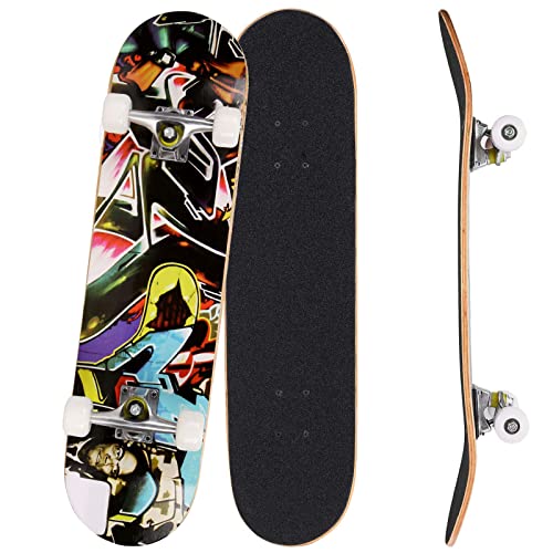 Bunao Skateboard Komplettboard 31 x 8 Zoll