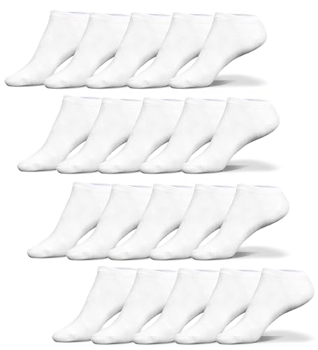 Kemes Sneaker Socken Damen 39-42 weiß 10 Paar