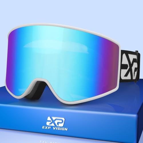 EXP VISION Skibrille, Snowboard Brille für Brillenträger