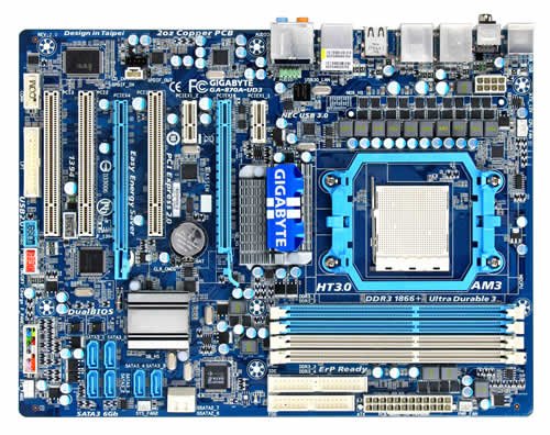 Gigabyte GA-870A-UD3 2.1 Mainboard Sockel AMD