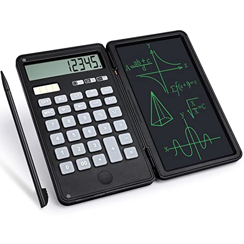 Sarsumir Taschenrechner mit 6-Zoll-LCD Schreibtafel 12-stelliges
