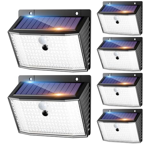 nipify Solarlampen für Außen mit Bewegungsmelder