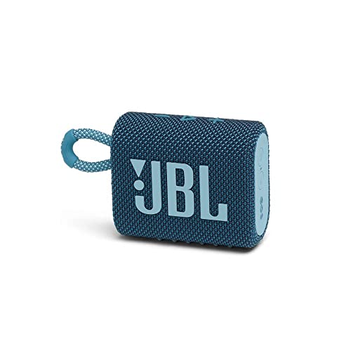 JBL GO 3 kleine Bluetooth Box in Blau – Wasserfester