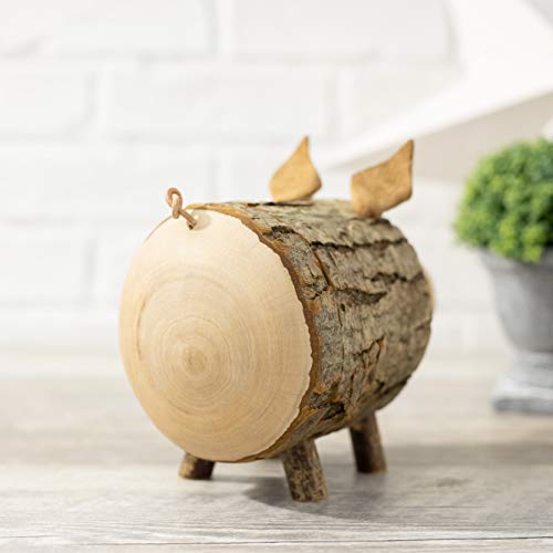 Sparschwein im Bild: Waldfabrik Forest Decor Sparschwein aus Holz