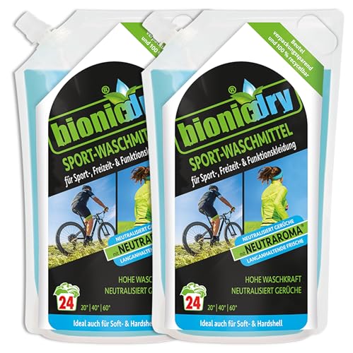 bionicdry Sport-Waschmittel hygienische schonende Reinigung für Outdoor-