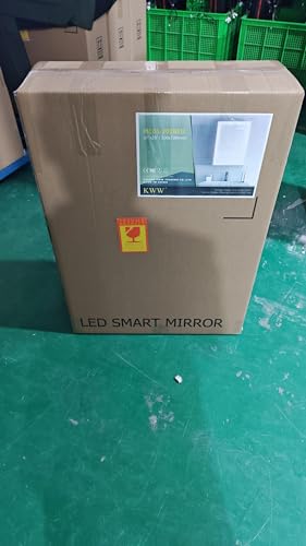 Spiegelschrank mit Beleuchtung im Bild: KWW 50 x 70 cm LED