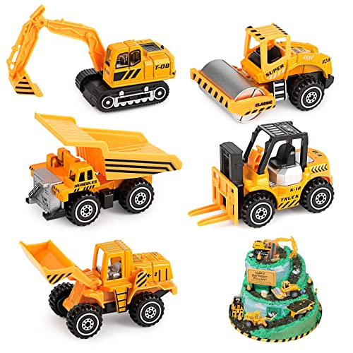 YIMORE Baustellenfahrzeuge Kinder Spielzeugautos Metall