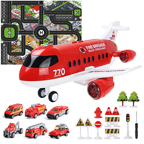 Coolplay Flugzeug Spielzeug Auto Set