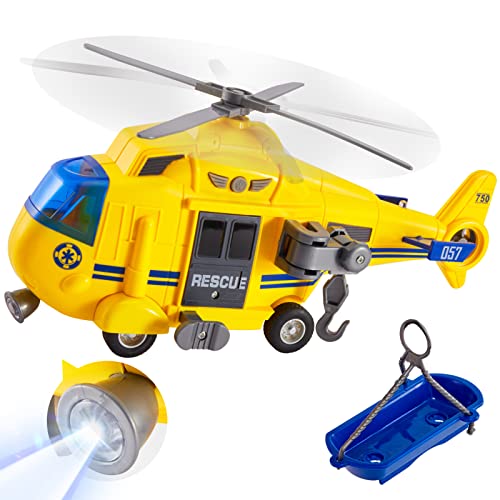 HERSITY Hubschrauber Kinder mit Drehpropeller
