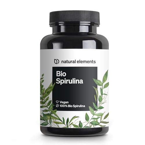 natural elements Bio Spirulina Presslinge – 500 Tabletten