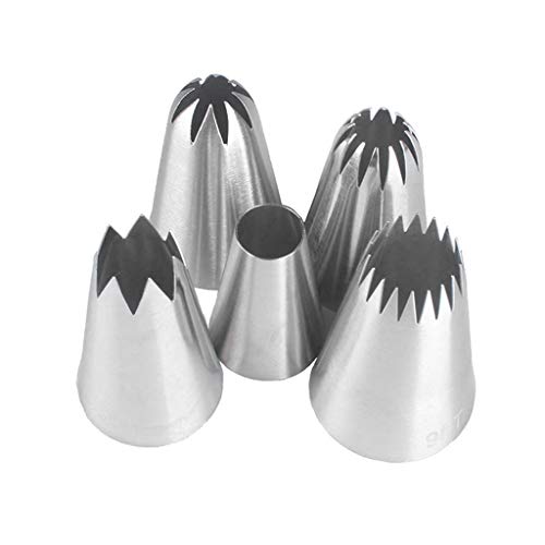 Pommee 1 Set of 5 Large Nozzles for Baking