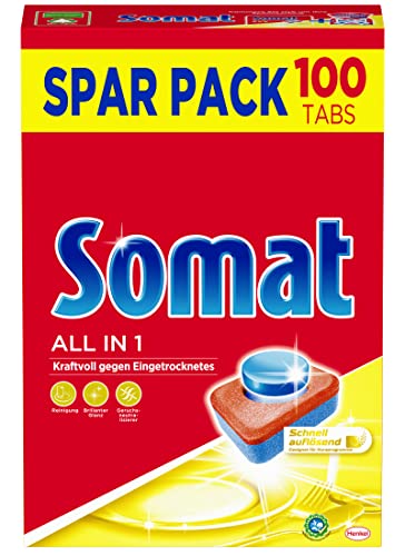 Somat All in 1 Spülmaschinen Tabs (100 Tabs)