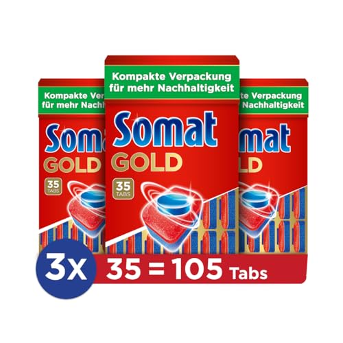Somat Gold Spülmaschinen Tabs(105 Tabs)