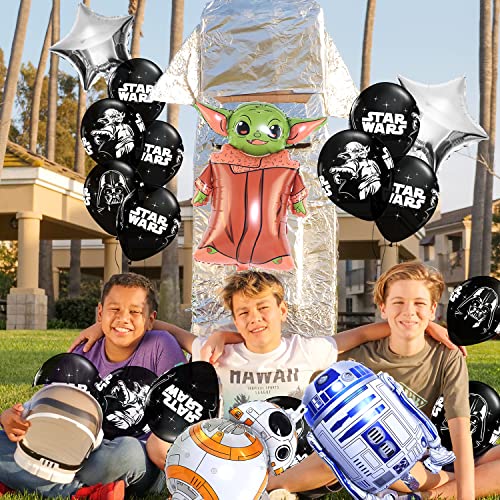 Star Wars Kinder Luftballon im Bild: Powmag Star Wars Party Luftballons Geburtstagsdeko