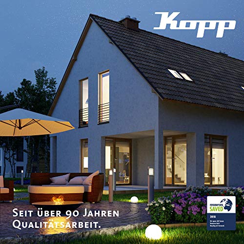 Steckdosensäule im Bild: Kopp Energiesäule Garten mit 4 S...