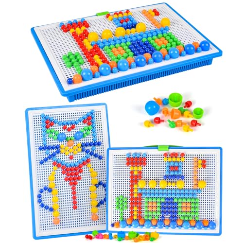 AUAUY Mosaik Steckspiel für Kinder