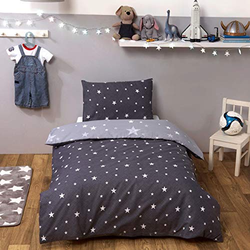 Sterne Bettwäsche im Bild: DREAMSCENE Bettbezug mit Kissenbezug