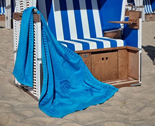 Strandlaken im Bild: ZOLLNER Strandtuch - hautfreundliches und saugstarkes Handtuch