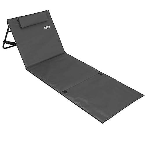 DeTeX Strandmatte klappbar mit Verstellbarer Rückenlehne