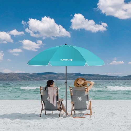 Strandschirm im Bild: HOMEDEMO Sonnenschirm Strandschirm