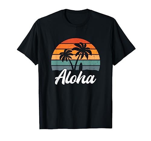 Aloha Hawaii-Hemd Surf Strand Palme T