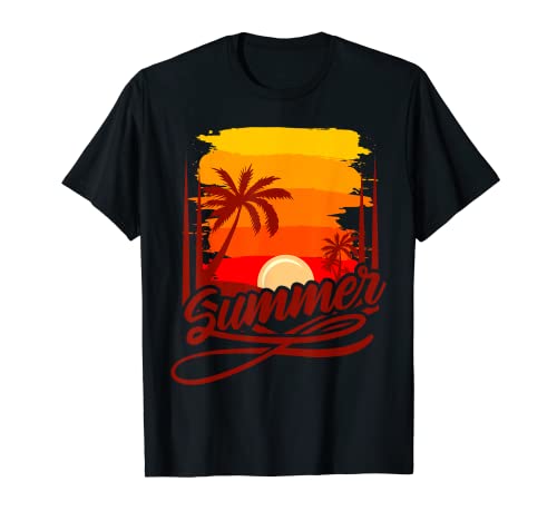 Surfer T-Shirt Strand Meer Retro