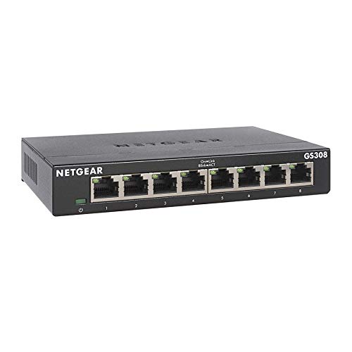 Netgear GS308 LAN Switch 8 Port Netzwerk Switch