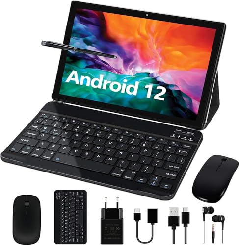 GOODTEL Tablet 10 Zoll Android 12 OS Prozessoren Octa (G3)