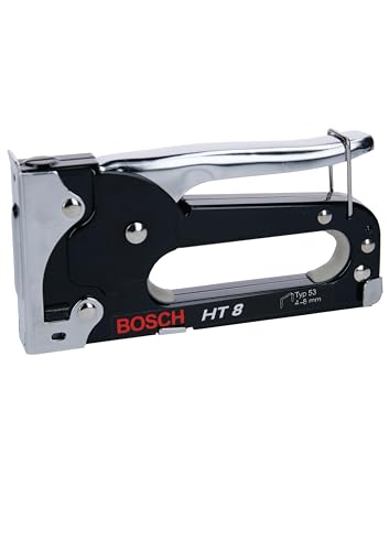 Bosch Professional Handtacker HT 8 (für Holz, Klammertyp 53, 4-8 mm)