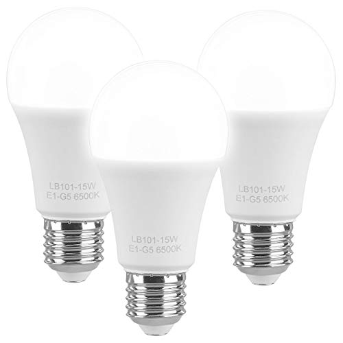 Luminea Tageslichtlampe: 3er-Set LED-Lampen E27