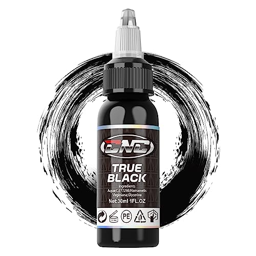 CNC Tattoo Farbe True Black- 1oz (30 ml)