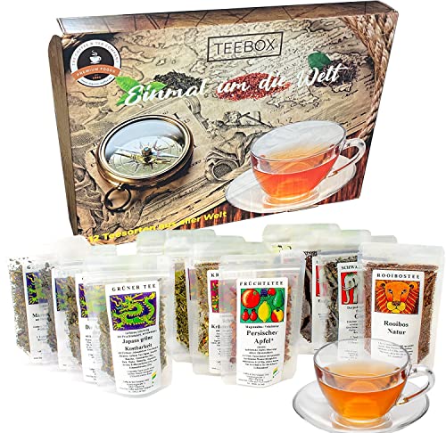C&T Einmal um die Welt XXL Tee Geschenk Set großes Tee-Probierpaket