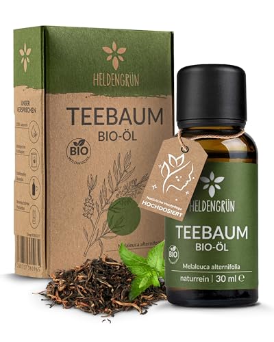 Heldengrün BIO Teebaumböl [100% NATURREIN] Natürliche