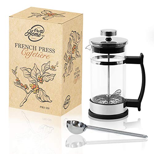 Pro@Home43 French Press Kaffeebereiter 0,35L für 2 Tassen